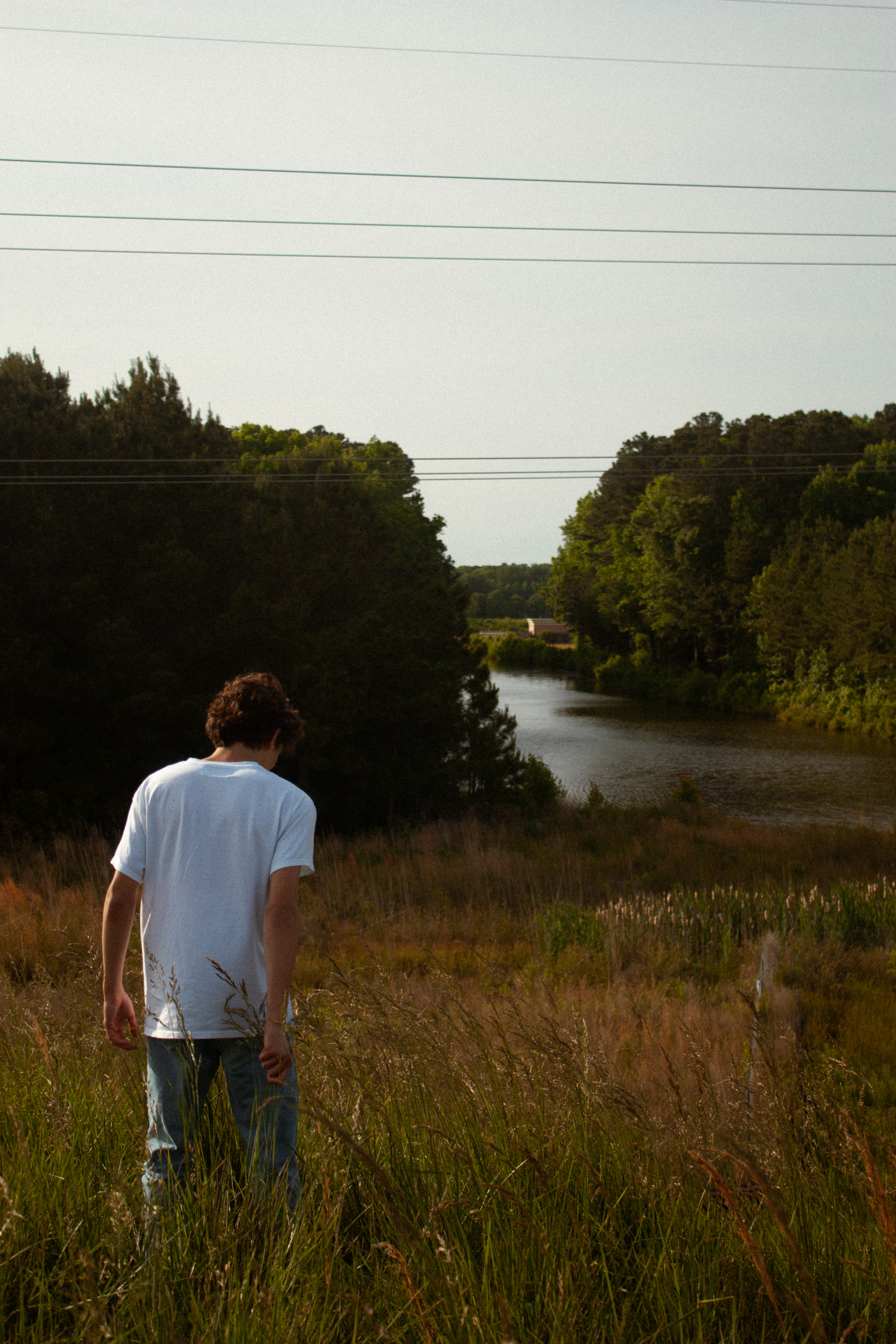 field and river